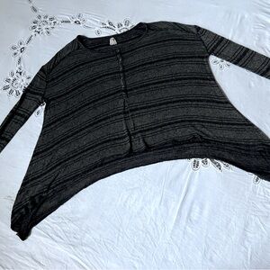 Anthropologie Flowy Loose-Fitted Long Sleeve Top